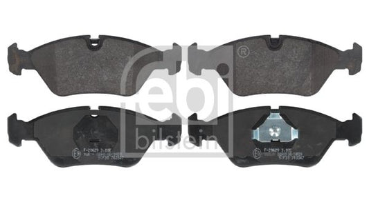 Febi Bilstein 16026 Front Brake Pad Set, Front Axle, Prepared for Wear Indicator  Fits BMW 5 Series E28 & 6 Series E24 (518 520i 524d 524td 525e 525i 528i 535i 628CSi 635CSi)