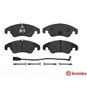 Brembo P 85 098 (P-85-098) Audi Brake Pads / Disc Pad Kit with Caliper Screws & Bolts - Lucas/TRW Calipers - Fits A4 A5 A6 A7 Q5 S4 S5 SQ5 - OE/OEM Quality Replacement, VAG B8 B9 C7 8R 4G 8T