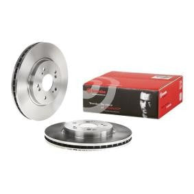 Brembo 09.A913.14 09A91314 Internally Vented Brake Disc / Rotor 258mm x 22mm, 4-Stud (4-Bolt) - OE Spec Replacement, Performance Upgrade, Fast Road