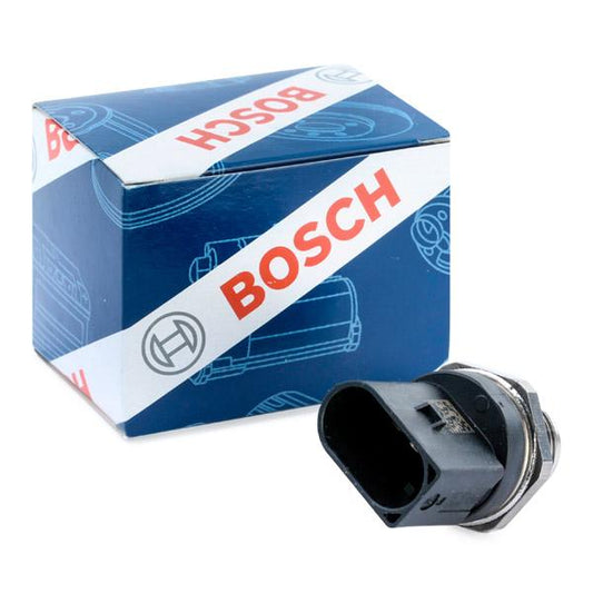 Bosch 0281006447 Common Rail Fuel Pressure Sensor for BMW | 0 281 006 447 | Genuine OEM High Pressure Rail Sensor/Transducer Sender | Direct Fit Plug & Play Replacement | BMW ECU Fuel Rail Sensor | UK Stock