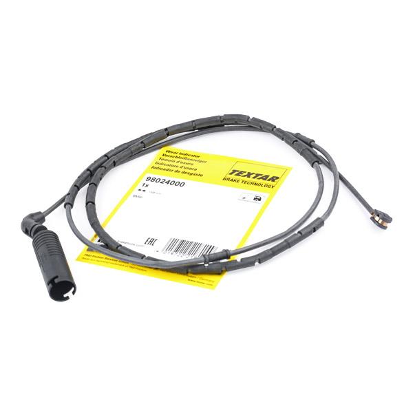 Textar 98024000 BMW 3 Series Brake Pad Wear Sensor Wire 1340mm - OE Quality Lining Warning Light Indicator Lead/Cable Loom, Front or Rear Replacement