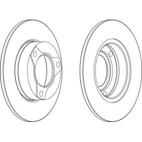 Ferodo Premier DDF955 Brake Disc/Rotor for BMW 5 Series Saloon/Touring (Selected Models) – 300mm x 20mm Vented 5-Stud – OE-Spec Direct-Fit Replacement with Fixings, Bolts & Screws