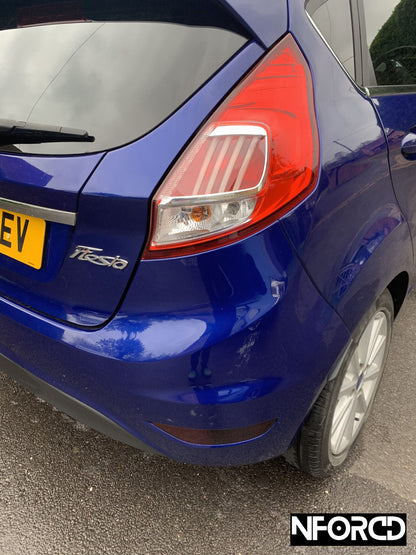Ford Fiesta MK7 2008-2017 Smoked Fog Light Tint Film | Precut Foglamp Vinyl Overlay Kit | Fits ST, ST180, Zetec S
