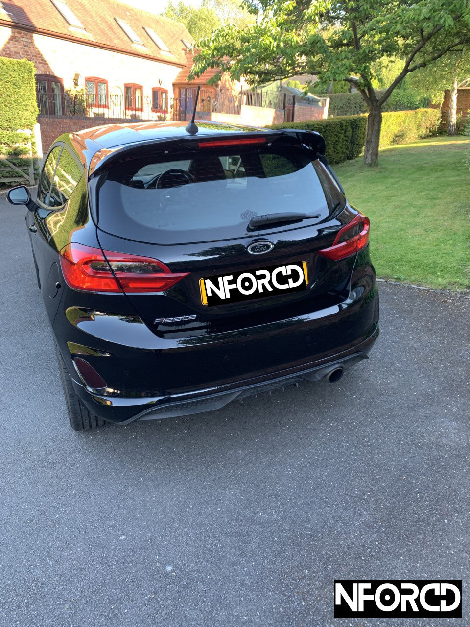 Ford Fiesta Mk8/Mk8.5 (2017-2023) Rear Fog & Reverse/Backup Light Tint Kit - 70% Smoked Lens Vinyl, Pre-Cut Precut Overlay Wraps, DIY Install