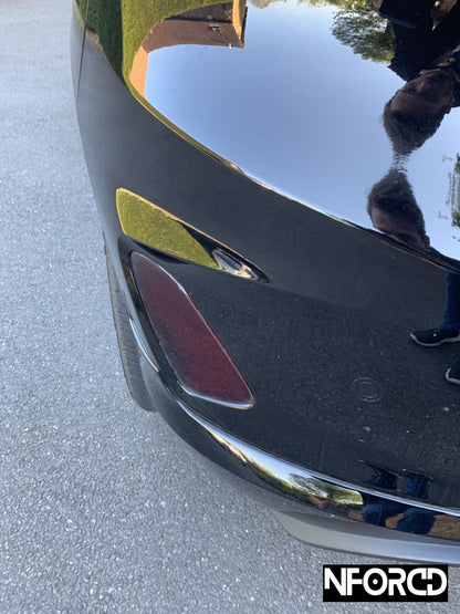 Ford Fiesta Mk8/Mk8.5 (2017-2023) Rear Fog & Reverse/Backup Light Tint Kit - 70% Smoked Lens Vinyl, Pre-Cut Precut Overlay Wraps, DIY Install