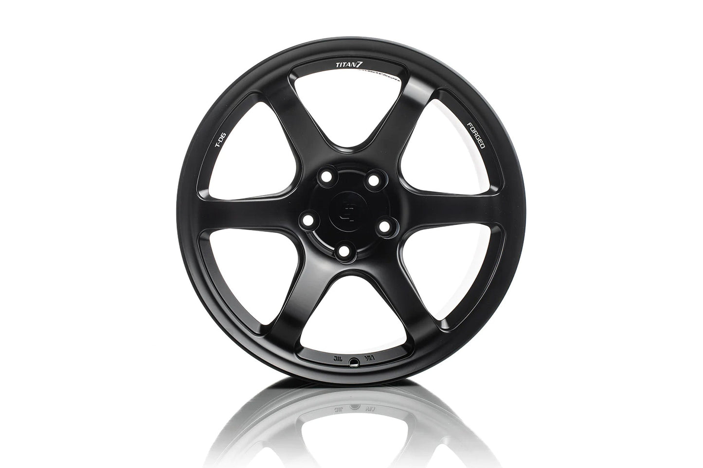 Titan 7 T-D6e Forged 6 Spoke Alloy Wheels | Lightweight Motorsport Rims for Road & Track Day | Monoblock Aluminium Performance Wheels | BBK / Big Brake Caliper Clearance | Track Car & Fast Road Alloys | UK | Titan7