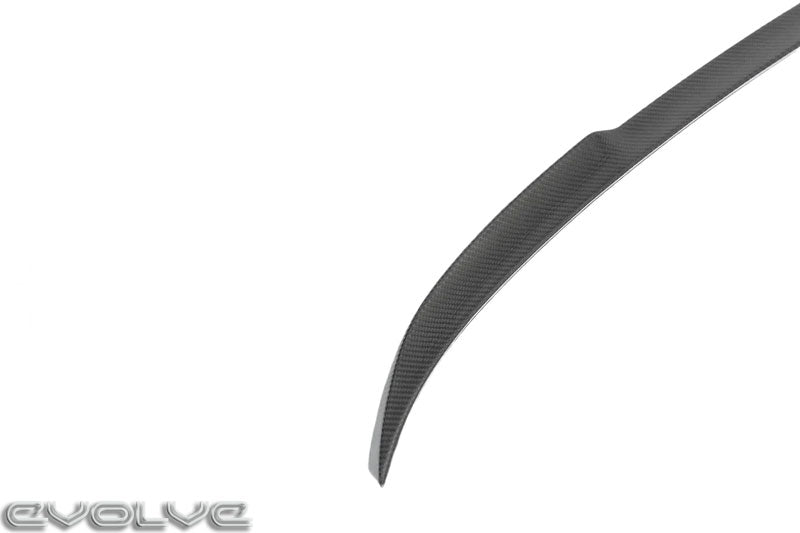 TRE Pre-Preg Dry Carbon CS Style Bootlid/Trunk Lip Spoiler for BMW G87 M2 (2023+) & G42 2 Series/M240i (2021+) | 2x2 Twill Decklid Ducktail Rear Spoiler | Autoclaved Carbon Fibre | Tape-On OEM+ Fit