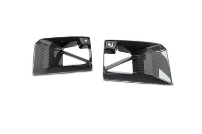 TRE Pre-Preg Dry Carbon Fibre Front Duct Inserts for BMW M2 G87 (2023+) - 2x2 Twill Front Bumper Air Intake Vent Trims