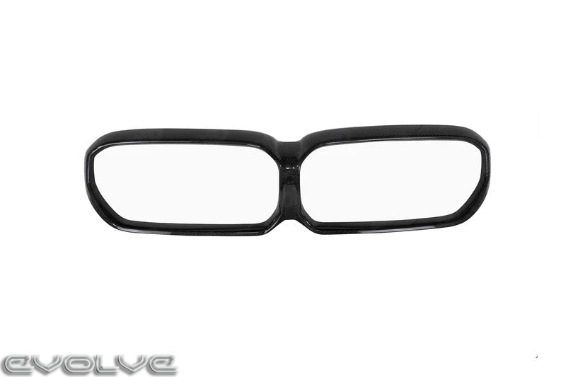 TRE Pre-Preg Dry Carbon Fibre Kidney Grille Surround Overlay Frame (2x2 Twill) for BMW F90 M5 LCI & G30 G31 5 Series LCI 2020+ - Front Grill Bezel/Trim/Frame Cover, Nose/Grille Outline, Radiator Grille Surround, G30 Saloon & G31 Touring