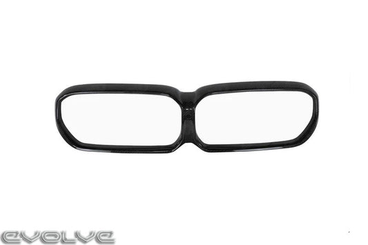 TRE Pre-Preg Dry Carbon Fibre Kidney Grille Surround Overlay Frame (2x2 Twill) for BMW F90 M5 LCI & G30 G31 5 Series LCI 2020+ - Front Grill Bezel/Trim/Frame Cover, Nose/Grille Outline, Radiator Grille Surround, G30 Saloon & G31 Touring