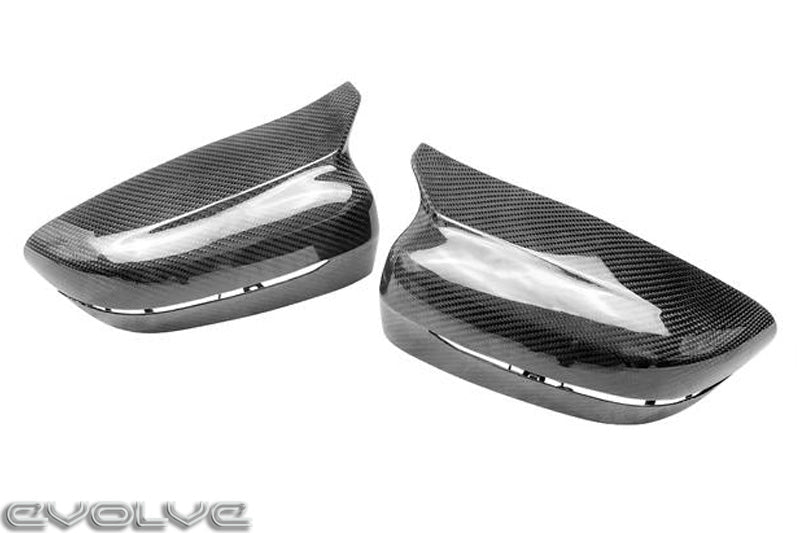 TRE Pre-Preg Dry Carbon Fibre Performance Wing Mirror Covers/Caps (OEM-Style Replacement) for BMW G-Series: G42 2 Series, G20 G21 3 Series, G22 G23 G26 4 Series, G30 G31 5 Series, G32 6 Series GT, G15 G16 8 Series - 2x2 Twill Pair - UK