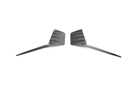 TRE Pre-Preg Carbon Fibre Rear Bumper Attachments (Side Spats/Extensions) for BMW M2 G87 (2023+) - 2x2 Twill Carbon Fiber