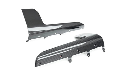 TRE Pre-Preg Dry Carbon 2x2 Twill Side Skirt Extensions, Splitters & Rocker Panel Blades for BMW M2 G87 2023-2025 | Carbon Fibre/Fiber Side Spats Fins Winglets | Performance Aero Kit