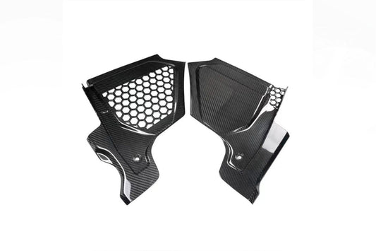 TRE Pre-Preg Dry Carbon Fibre Top Engine Bay Covers (Pair) | 2x2 Twill | OEM+ Direct Replacement | BMW G87 M2, G80 M3, G81 M3 Touring, G82 M4, G83 M4 Convertible