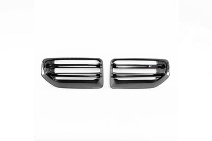 TRE TR87 BMW M2 G87 Front Kidney Grilles/Grills - Prepreg 2x2 Twill Weave Carbon Fibre (Carbon Fiber) or Gloss Black, OEM Fit Direct Replacement, 2023-2025 Double Kidney Radiator Grille Upgrade, Grille Insert/Surround