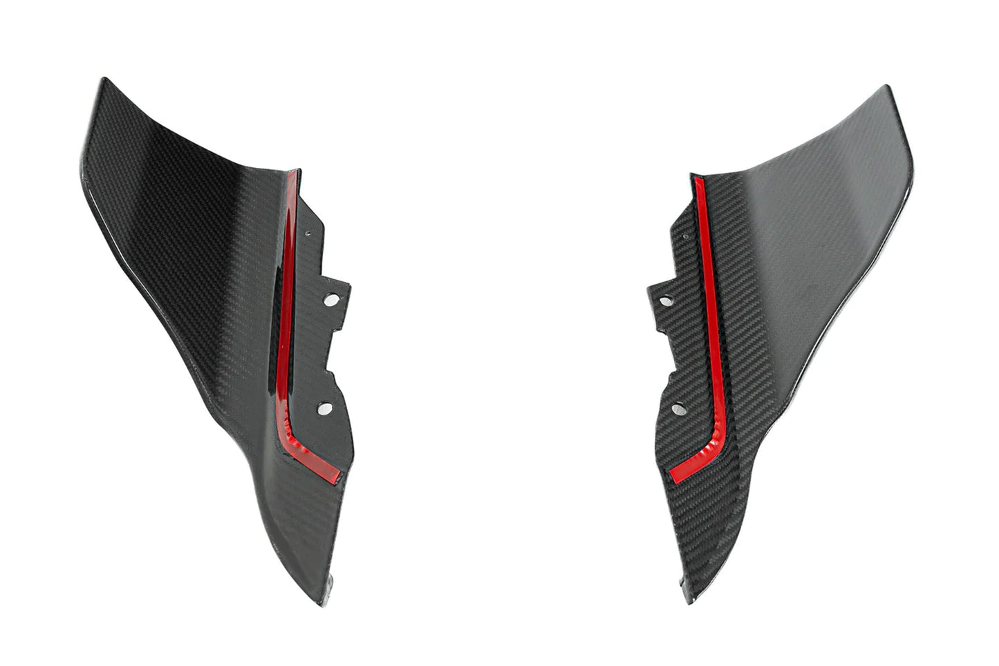 TRE TR87 Pre-Preg Carbon Fibre Rear Spats/Canards/Winglets for BMW M2 (G87) 2023+ – 2x2 Twill Gloss Rear Bumper Extensions, Aero Fins, Rear Corner Splitters