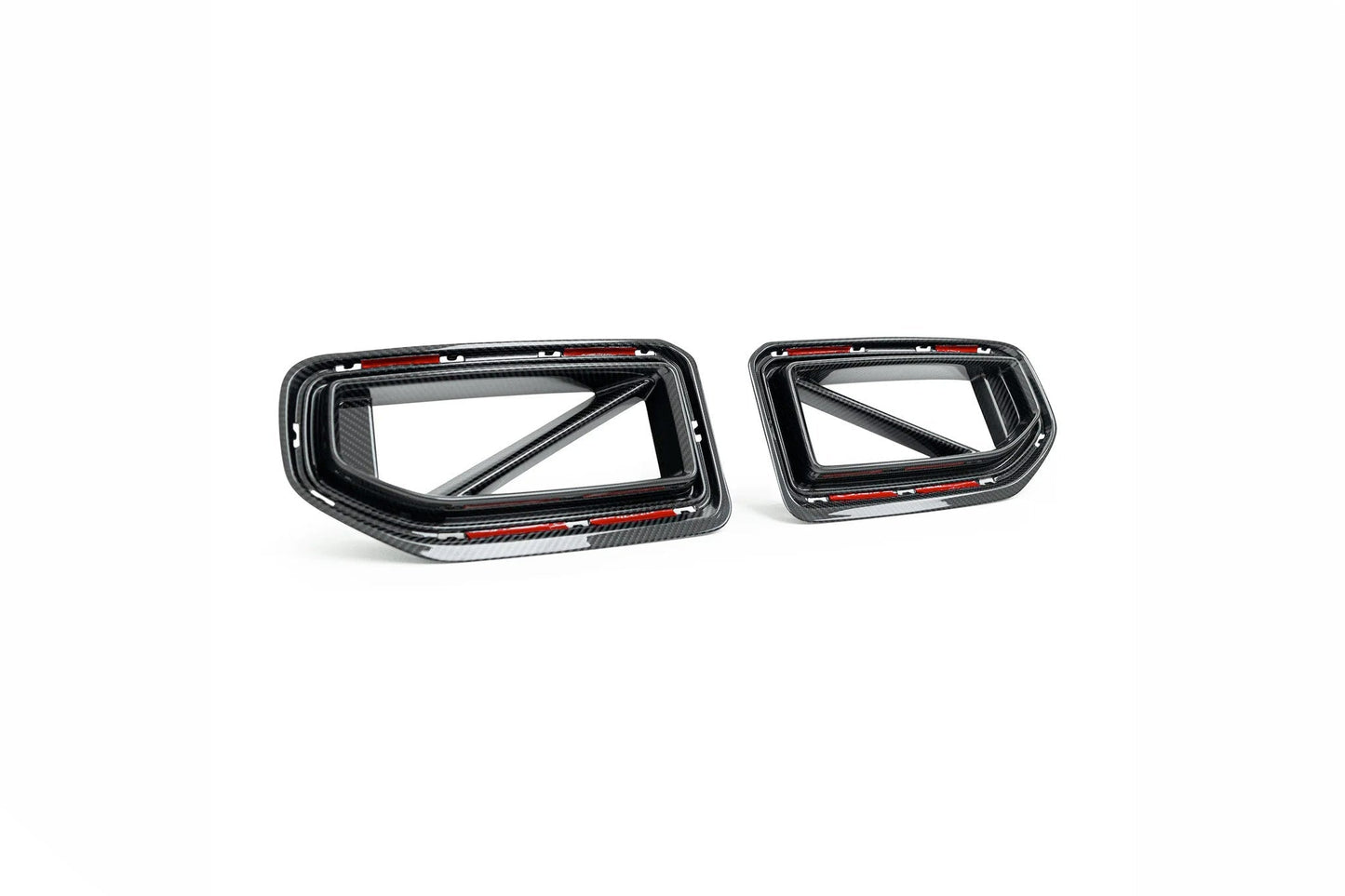 TRE Prepreg Dry Carbon Fibre 2x2 Twill Front Kidney Grilles & Grille Surround Frames for BMW M2 G87 (2023+) | Nose/Radiator Grill Air Intake Surround Trim, Front Bumper Grille Set | Direct Replacement Pair