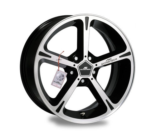 Genuine AC Schnitzer Type IV Type 4 20 Inch Wheels Rims for BMW X6 E71 (2008-2014) Black/Polished Two Tone Bi-Colour Diamond Cut - Set of 4 - Square or Staggered 10J/11.5J Alloy Wheel Package
