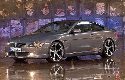 AC Schnitzer Type V Forged 20 Inch Alloy Wheel Set of 4 for BMW 6 Series E63 E64 - Staggered 9J Front 10J Rear, Polished Face, Concave Dish, Fitting Kit & Locking Bolts