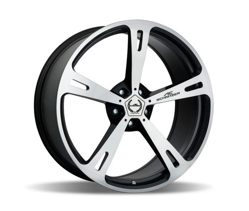 AC Schnitzer Type V Forged 20 Inch Alloy Wheels for BMW 6 Series F13 Coupe - Staggered 20x9 20x10 5-Spoke Lightweight Rims - Deep Concave Performance Wheel Set for 640i 650i 640d