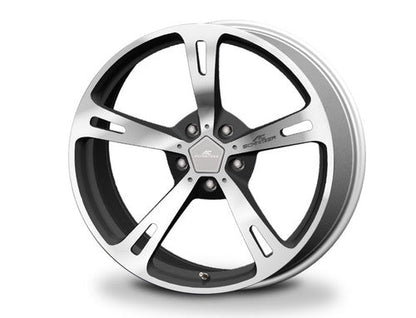 Genuine AC Schnitzer Type V (Type 5) Forged 20 inch Alloy Wheels for BMW M5 E60 Saloon & E61 Touring - Lightweight Concave 5-Spoke Polished Rims - Staggered 9J/10J Set of 4 Performance Upgrade