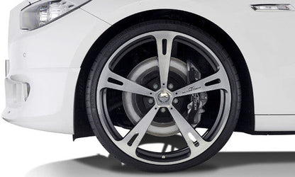 Genuine AC Schnitzer Type V Forged Aluminium 22 Inch Alloy Wheels Rims for BMW 5 Series GT F07 Gran Turismo 5 GT - Staggered 9.5J Front 10J Rear - Lightweight Concave 5 Spoke Polished Set
