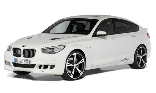 Genuine AC Schnitzer Type V Forged Aluminium 22 Inch Alloy Wheels Rims for BMW 5 Series GT F07 Gran Turismo 5 GT - Staggered 9.5J Front 10J Rear - Lightweight Concave 5 Spoke Polished Set