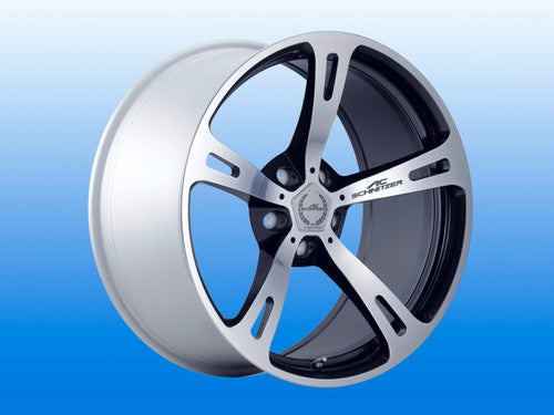 Genuine AC Schnitzer Type V Forged 22 Inch 5-Spoke Alloy Wheel Set for BMW X5M E70 - Lightweight Concave Rims, Square or Staggered Fitment