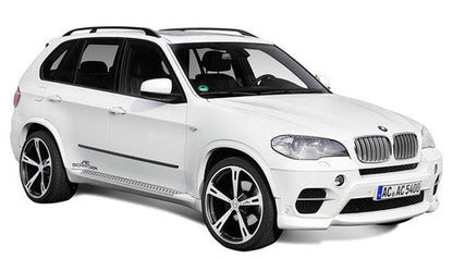 AC Schnitzer Type V Forged 22 inch (22") Alloy Wheel Set for BMW X5 (E70) - 5-Spoke Polished Concave Deep-Dish, Square 10J or Staggered 10J/11.5J, TPMS/RDC Compatible, Fitting Kit & Locking Bolts Included