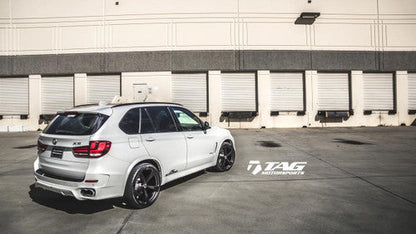 AC Schnitzer Type V Forged Anthracite 22 Inch Alloy Wheel Set for BMW X5 (F15) - Staggered 10J/11.5J Rims (295/30R22, 335/25R22) - Optional Continental Tyre Package