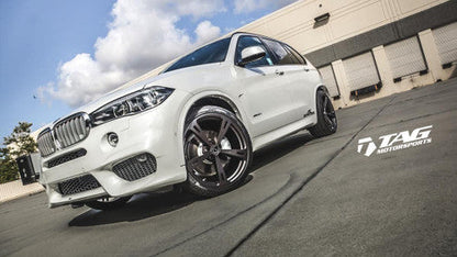 AC Schnitzer Type V Forged Anthracite 22 Inch Alloy Wheels for BMW X6 F16 (2014-2019) - Staggered Set 10J Front / 11.5J Rear Deep Concave