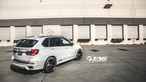 AC Schnitzer Type V Forged Anthracite 22 Inch Alloy Wheels for BMW X6 F16 (2014-2019) - Staggered Set 10J Front / 11.5J Rear Deep Concave