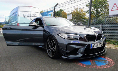 AC Schnitzer Type VIII Type 8 Forged 19" Wheels for BMW M2 / M2 Competition F87 - Lightweight Staggered Alloy Rims 8.5x19 & 9.5x19 - Black Polished - Genuine Set of 4 - Performance Track Day Upgrade UK