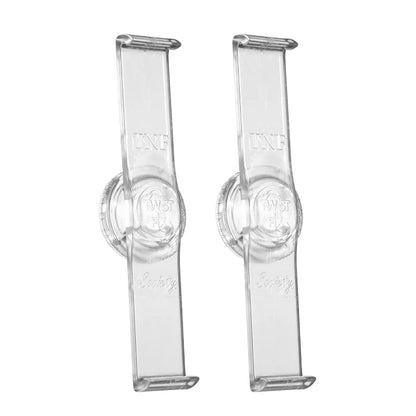 Transparent TwistNFix V3.0 Universal Quick-Release Number Plate Holder  UK & German Plates  Removable, Low-Profile, High-Speed Tested 280 km/h  Automotive-Grade Plastic  Front & Rear Mount