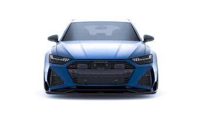 Audi RS6 C8 Avant Carbon Fibre Body Kit by CT Carbon – Complete Aero Styling Package 2019+ (Front Lip Splitter, Side Skirts, Rear Diffuser, Boot Lip Spoiler) | RS6 Estate Wagon Exterior Kit | Pre-Order UK
