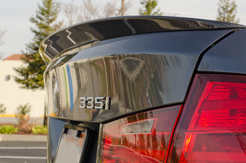 Genuine BMW Gloss Carbon Fibre/Carbon Fiber Bootlid/Trunk Lip Spoiler for