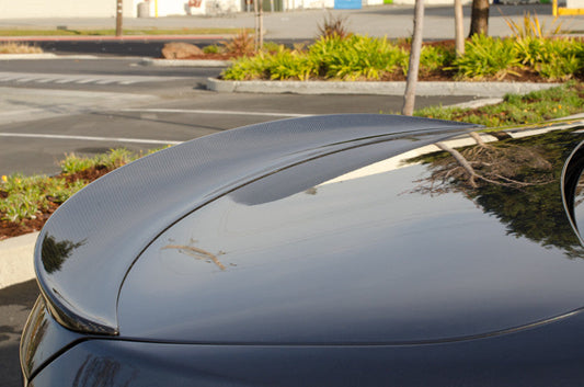 Genuine BMW Gloss Carbon Fibre/Carbon Fiber Bootlid/Trunk Lip Spoiler for