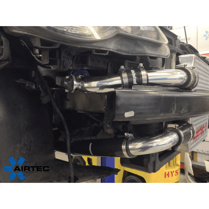 AIRTEC FMIC Front Mount Intercooler & Hard Pipe Kit + Silicone Hoses for VW Polo GTI 1.8T 9N/9N3 and SEAT Ibiza Mk4 6L 1.8 20VT (Cupra/FR) - Twin/Dual Pass 60mm Core, Seat Sport Style, Pro-Series Black, Direct-Fit Charge Cooler Upgrade