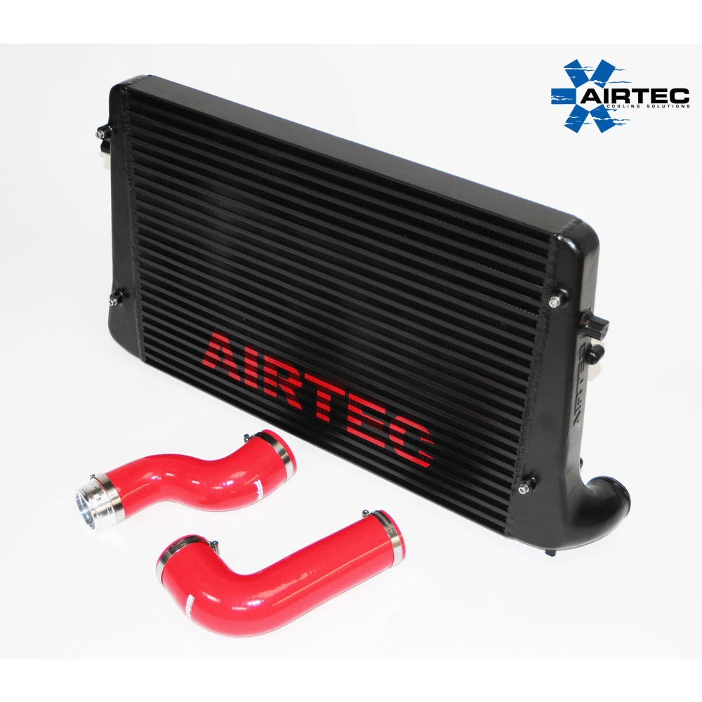 AIRTEC Stage 2 Front Mount Intercooler (FMIC) Upgrade for VAG 2.0 TFSI & 1.8 TFSI - Audi S3 8P/A3 8P/TT 8J, VW Golf GTI Mk5 Mk6/Golf R Mk6/Scirocco R, SEAT Leon Cupra, Skoda Octavia 2.0 TFSI - UK-Made Pro-Series Black, Direct Fit