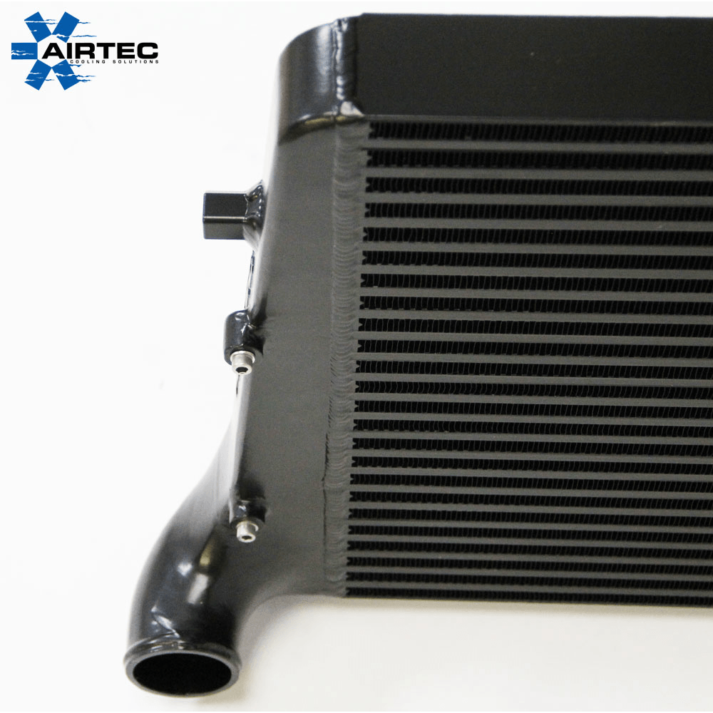 AIRTEC Stage 2 Front Mount Intercooler (FMIC) Upgrade for VAG 2.0 TFSI & 1.8 TFSI - Audi S3 8P/A3 8P/TT 8J, VW Golf GTI Mk5 Mk6/Golf R Mk6/Scirocco R, SEAT Leon Cupra, Skoda Octavia 2.0 TFSI - UK-Made Pro-Series Black, Direct Fit