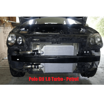 AIRTEC Seat Sport Style Front Mount Intercooler (FMIC) Upgrade - 60mm Core - VAG 1.8T & PD130 - Ibiza Mk4 / Fabia vRS / Polo GTI 1.8T - Satin Black - Intercooler Only