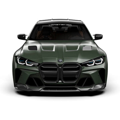 Vorsteiner GTS-V Aero Vented Carbon Fibre Hood/Bonnet for BMW G80 M3 & G82 M4 (G8X)  Lightweight Pre-Preg, OEM Fit