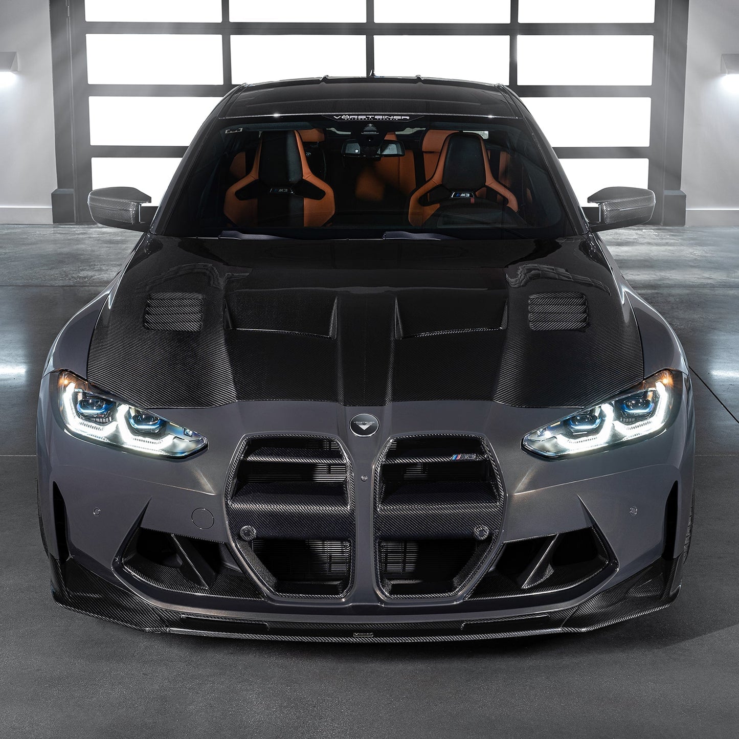 Vorsteiner GTS-V Aero Vented Carbon Fibre Hood/Bonnet for BMW G80 M3 & G82 M4 (G8X)  Lightweight Pre-Preg, OEM Fit