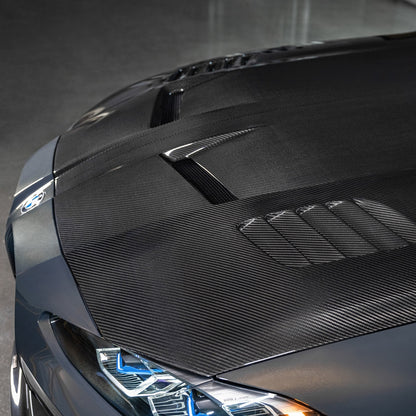Vorsteiner GTS-V Aero Vented Carbon Fibre Hood/Bonnet for BMW G80 M3 & G82 M4 (G8X)  Lightweight Pre-Preg, OEM Fit