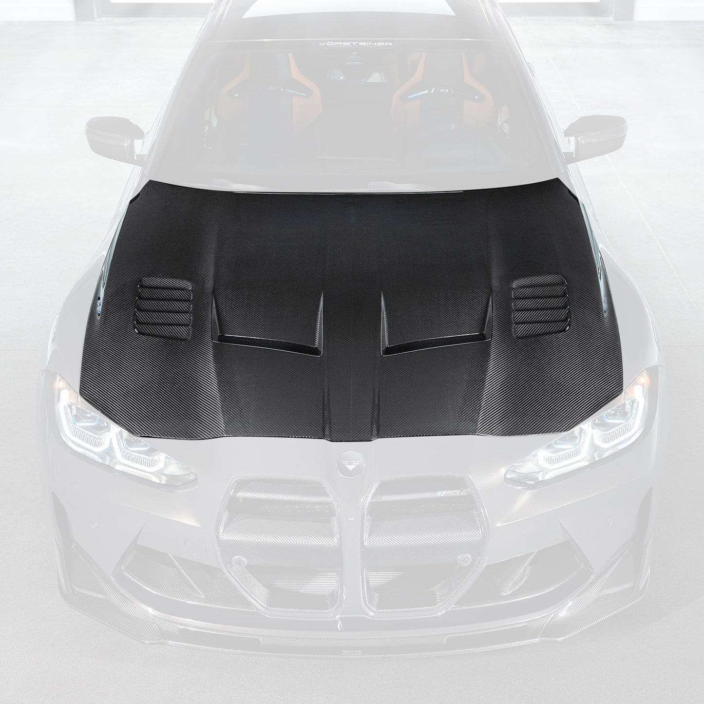 Vorsteiner GTS-V Aero Vented Carbon Fibre Hood/Bonnet for BMW G80 M3 & G82 M4 (G8X)  Lightweight Pre-Preg, OEM Fit