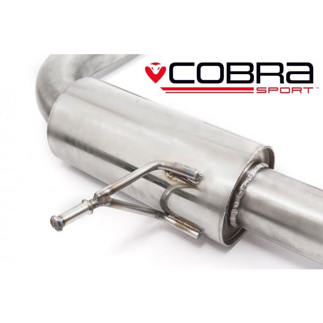 VW Golf GTI Mk5/MkV (Golf 5) 2.0 TFSI 1K 2004-2009 Cobra Sport Turbo-Back Exhaust System Kit - 3in/76mm Downpipe & Cat-Back - Resonated/Non-Res, Sports Cat/Decat - Edition 30 Compatible