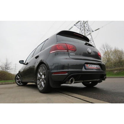 Cobra Sport 3"/76mm Turbo Back Exhaust (TBE) for VW Golf GTI MK6 2.0 TSI/2.0T (EA888) 5K 2009-2012 - Downpipe + Cat-Back/Catback, Resonated/Non-Res, Sports Cat or De-Cat, Stainless Performance System