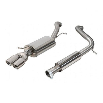 VW/Volkswagen Polo BlueGT 6R 1.4 TSI (2012-2013) Cat Back, Cat-Back, Catback Stainless Steel Performance Sports Exhaust System | T304 63.5mm (2.5") | Resonated or Non-Resonated | UK Made | Centre & Back Box Replacement