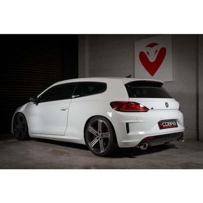 VW Scirocco R 2.0 TSI Mk3 Type 13 (2009-2018) Cobra Sport Venom 3" Turbo-Back Exhaust - Box/Muffler Delete, Non-Resonated Straight Pipe, Downpipe with De-Cat/Catless or Sports Cat - Track/Race 3in Stainless Performance System