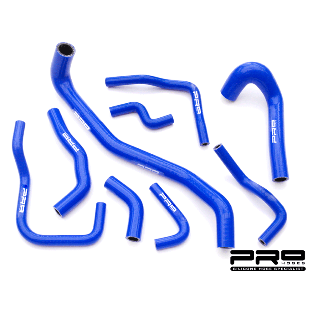 Pro Hoses Silicone Hose Kit for VW Golf R32 Mk4 3.2 VR6 24V (RHD, UK Spec) - 9pc Ancillary/Auxiliary Coolant Radiator Heater Vacuum Hoses | Engine Bay Pipe Kit | Direct Fit OE Replacement | MkIV Golf 4